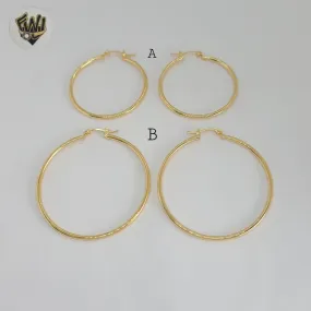 (1-2948-3) Gold Laminate - Classic Plain Hoops - BGF