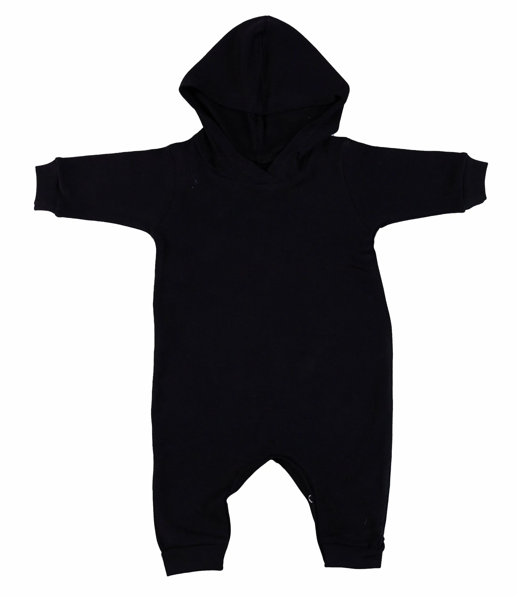 2-Pack Hooded Harem Blank Babygros Made From 100% Cotton