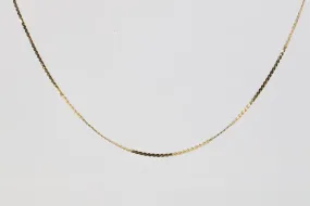 34'' 14k Yellow Gold Serpentine Chain (3.58g.)