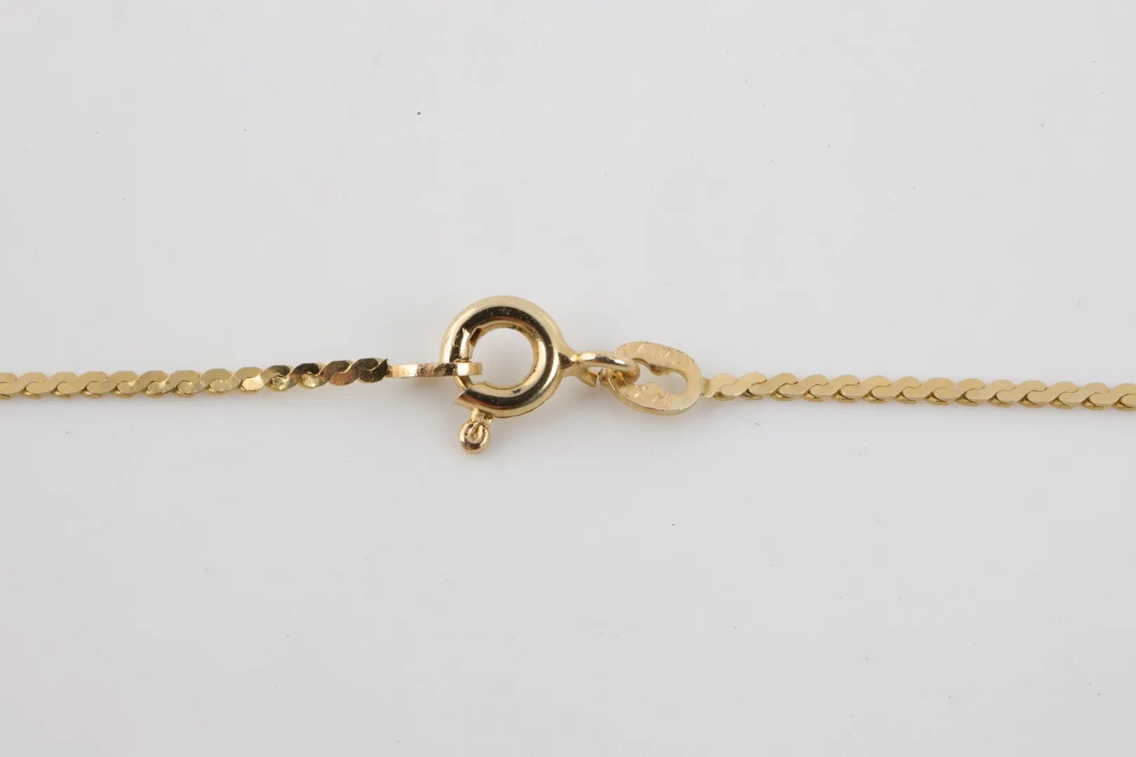 34'' 14k Yellow Gold Serpentine Chain (3.58g.)