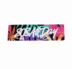 808ALLDAY Floral Bumper Sticker - 2 Pack