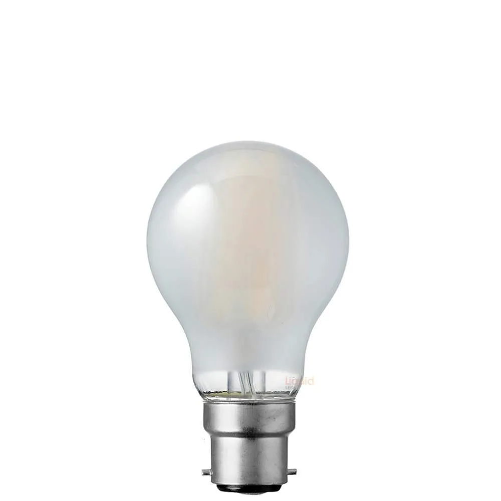 8W GLS LED Bulb B22 Frost in Warm White