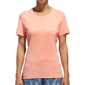 adidas Franchise Supernova Short Sleeve Womens Running Top - Pink