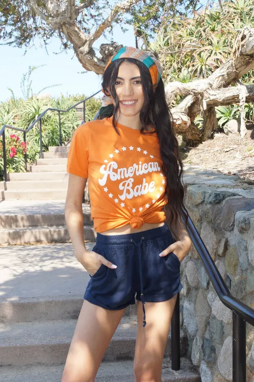 American Babe Classic Tee - Orange