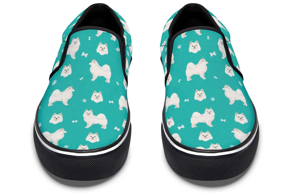 American Eskimo Pattern Slip-On Shoes