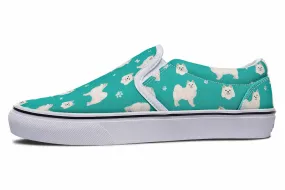 American Eskimo Pattern Slip-On Shoes