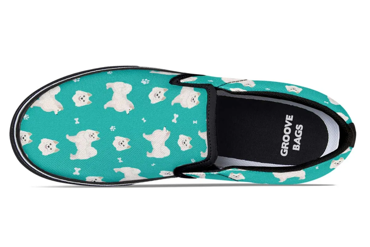 American Eskimo Pattern Slip-On Shoes