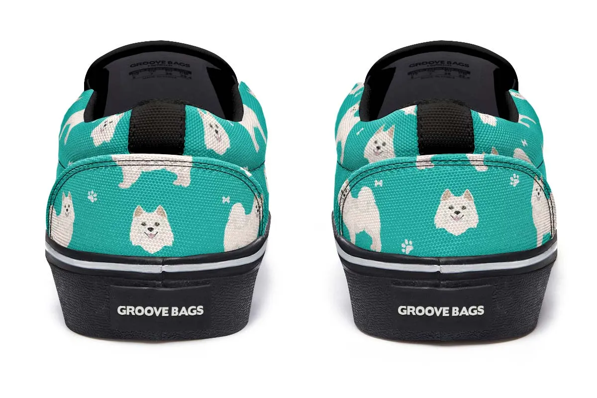 American Eskimo Pattern Slip-On Shoes