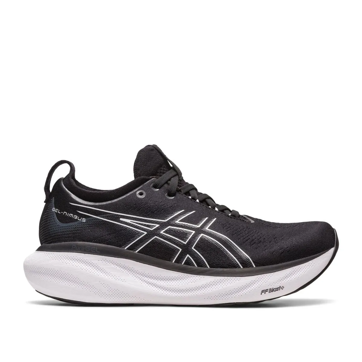 Asics Gel Nimbus 25 Women Black Silver    