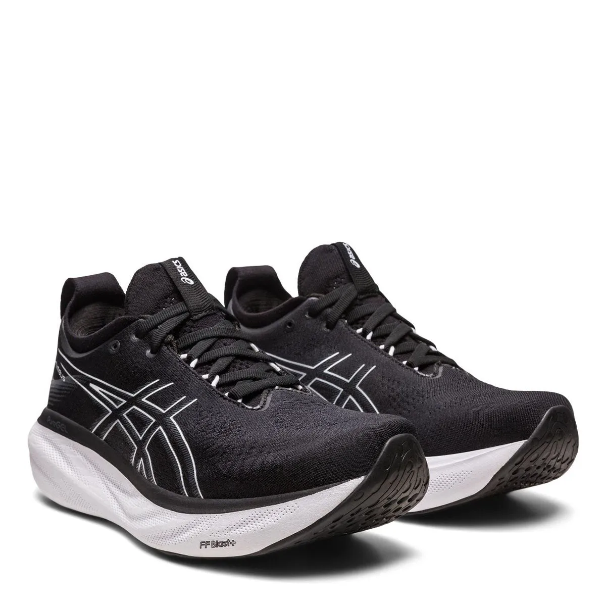 Asics Gel Nimbus 25 Women Black Silver    