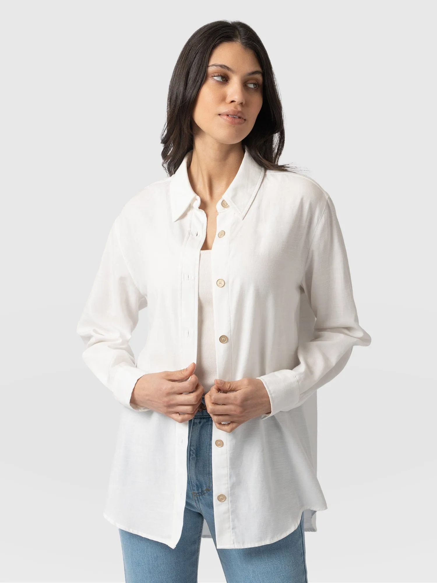 Boyfriend Shirt - White