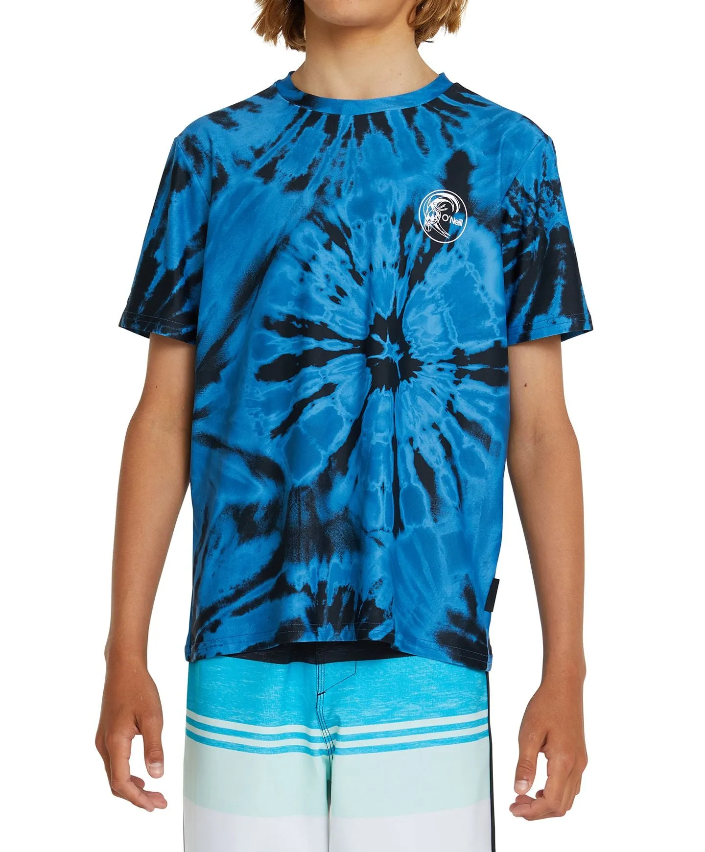 Boy's Dopedye UV Short Sleeve Surf Tee - Tie Dye