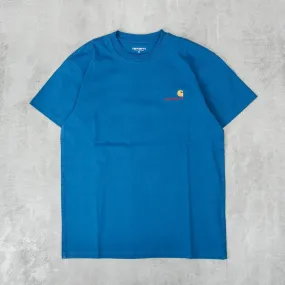 Carhartt WIP American Script S/S Tee - Amalfi