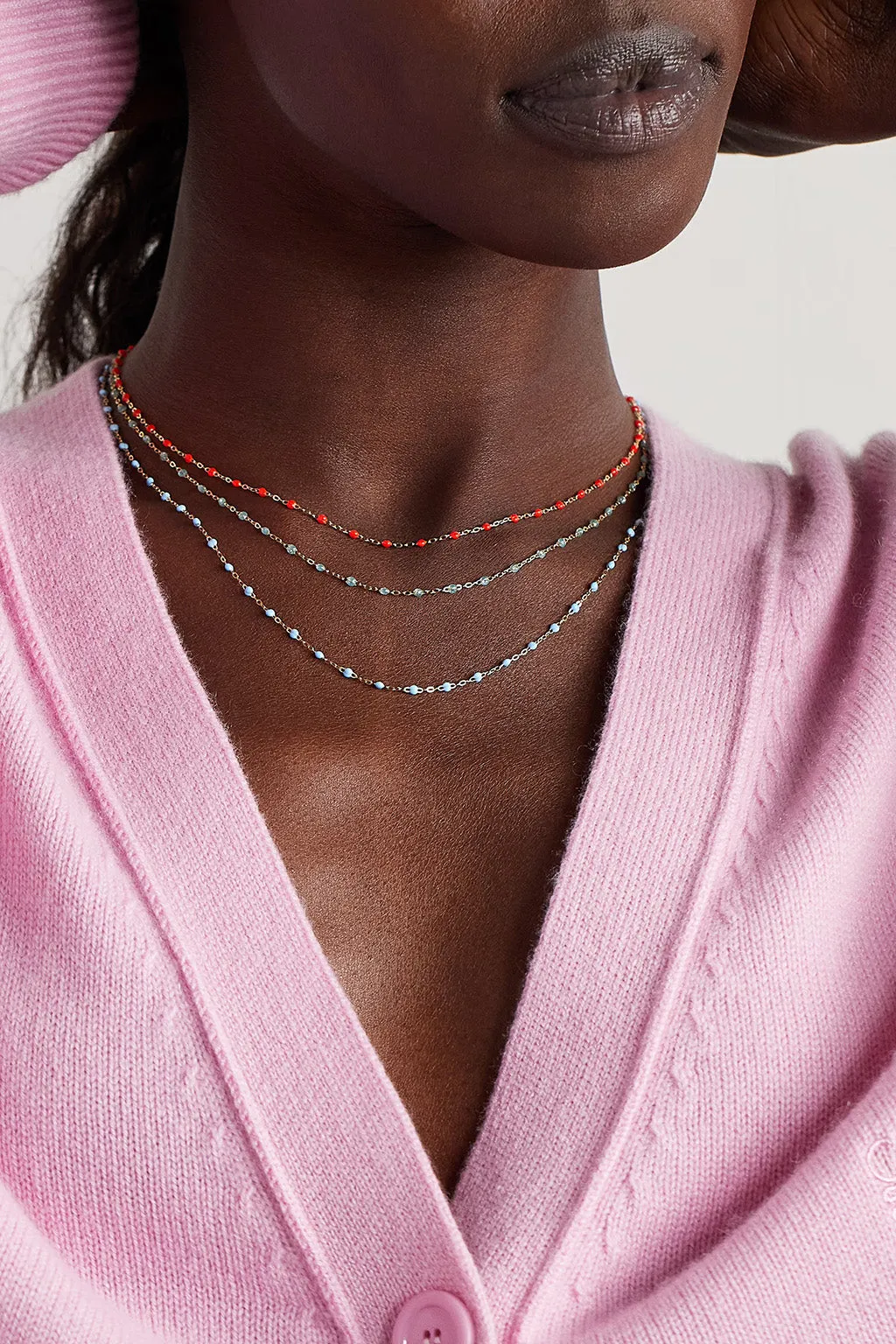 CLASSIC 16" GIGI NECKLACE IN CORAL