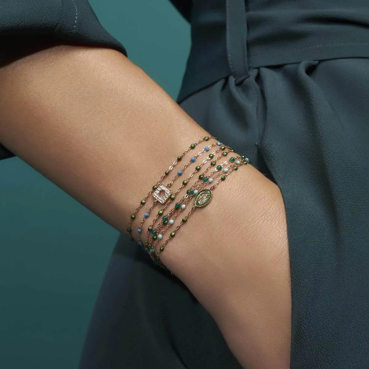 CLASSIC GIGI BRACELET IN GREEN