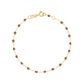 Classic Gigi Fauve bracelet, Yellow Gold, 6.7"