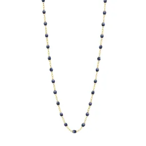 Classic Gigi Midnight necklace, Yellow Gold, 19.7"