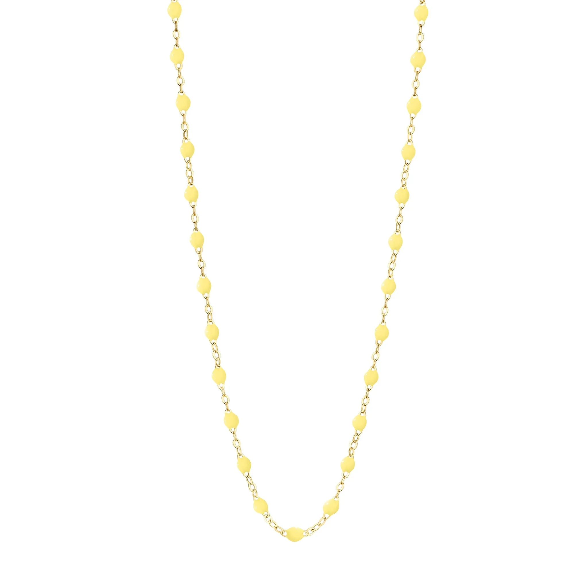 Classic Gigi Mimosa Necklace, Yellow Gold, 19.7"