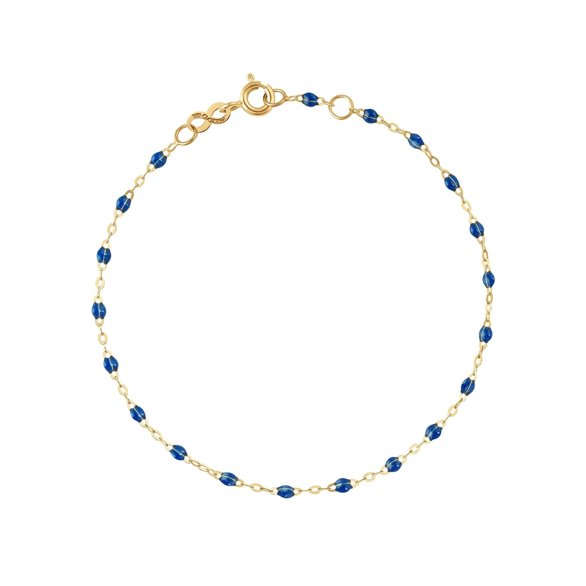 Classic Gigi Sapphire bracelet, Yellow Gold, 7.5"