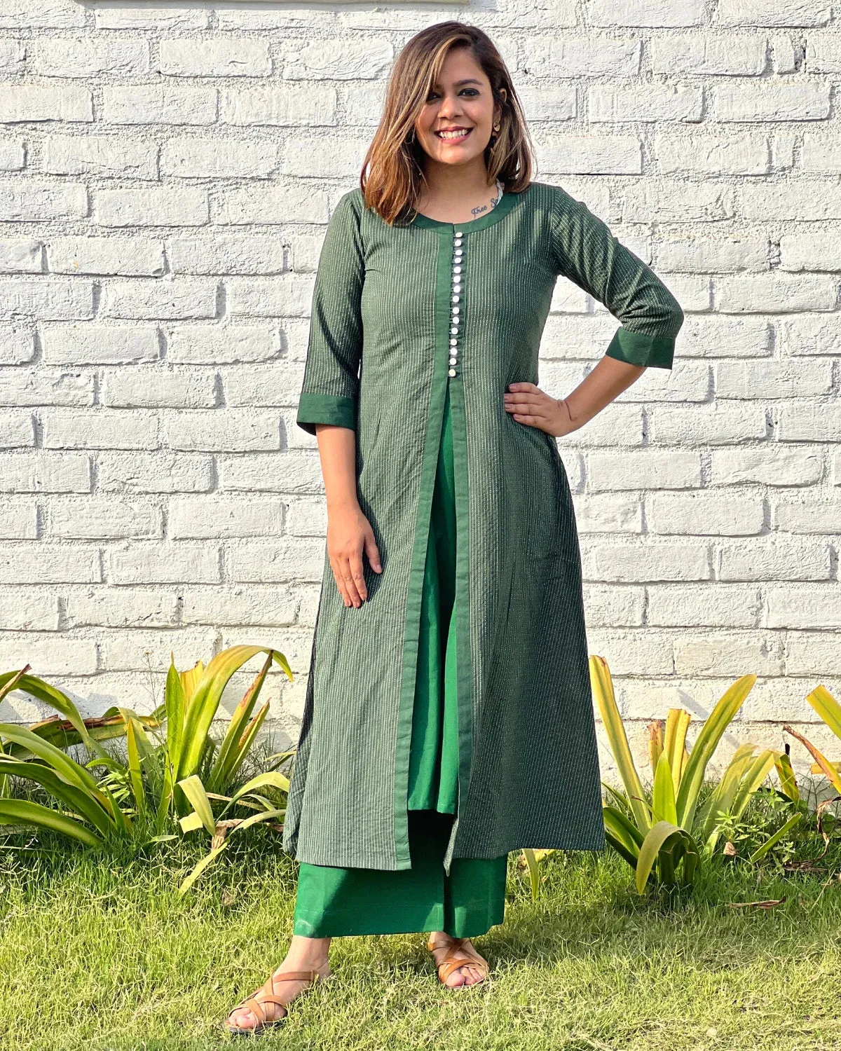 Cotton Green Katha Jacket  - Set of 3