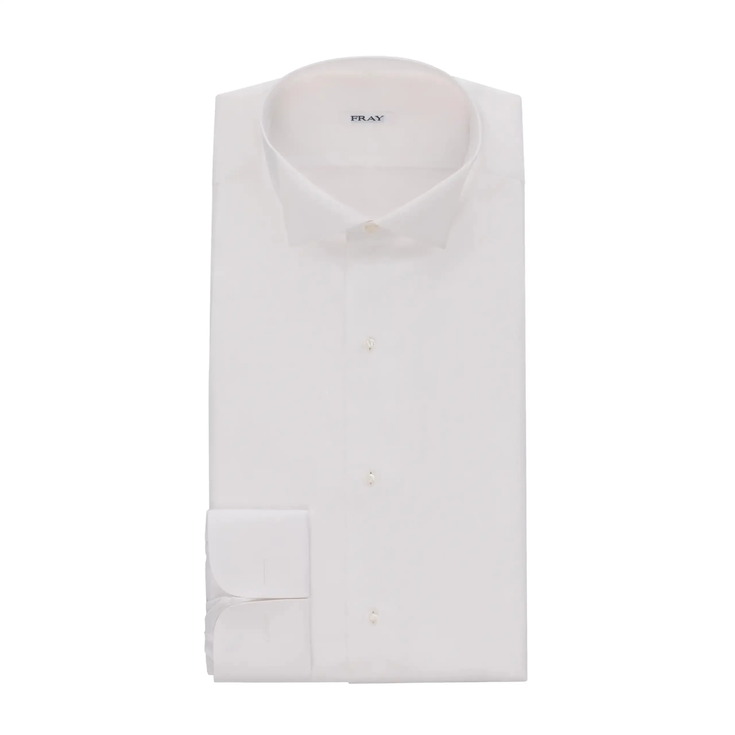 Cotton Tailcoat Shirt in White