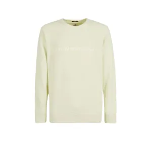 Crew Neck Cotton Fleece - Yellow