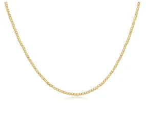 E Newton 15'' Choker Classic Gold Bead