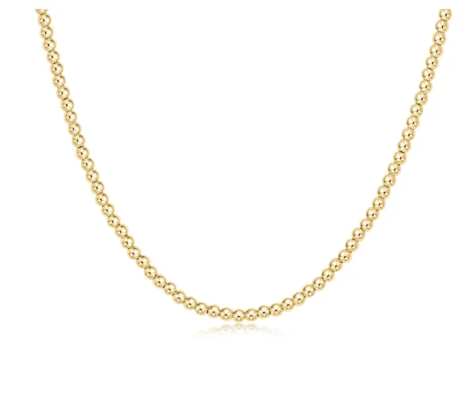 E Newton 15'' Choker Classic Gold Bead