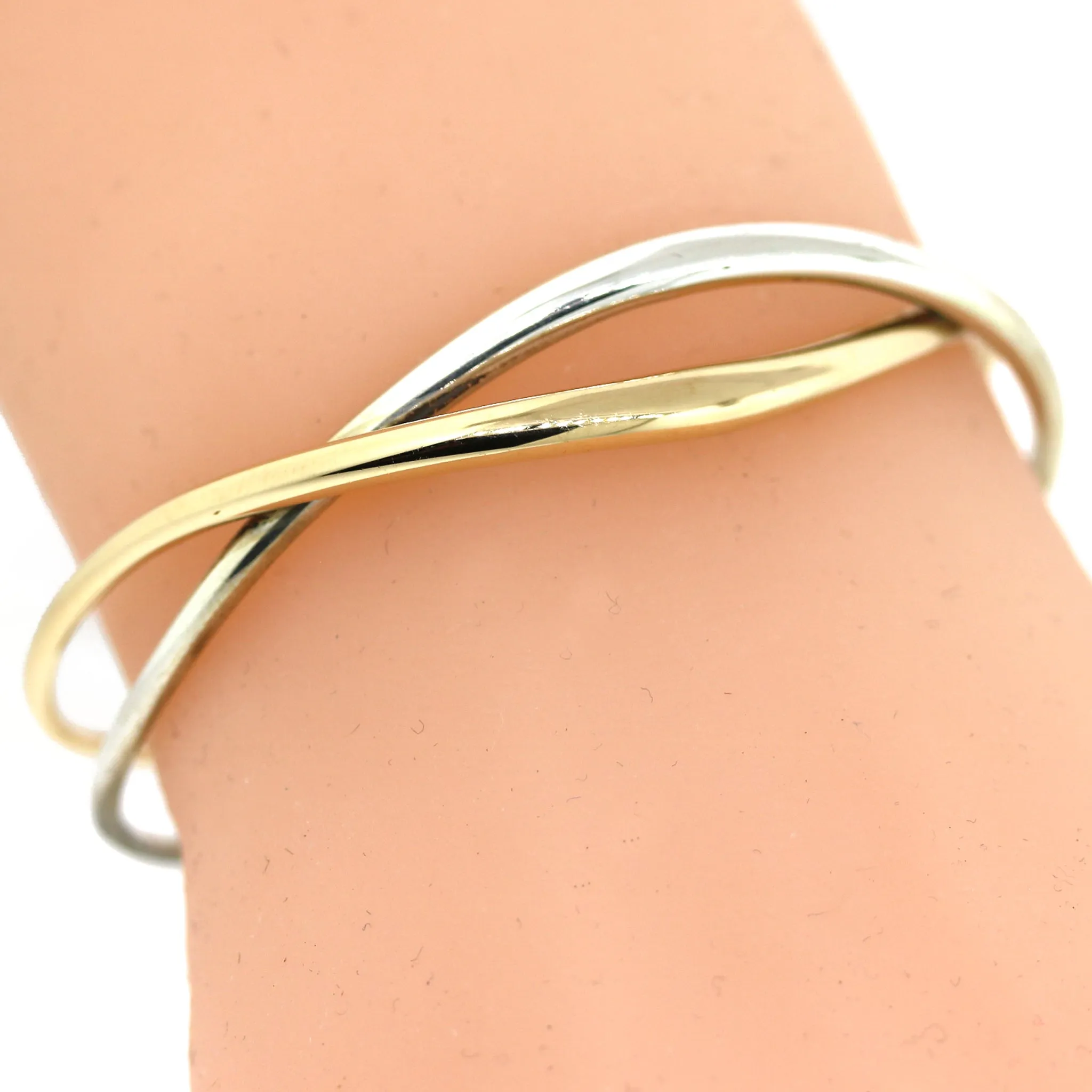 Ed Levin Wave Gold and Silver Bracelet