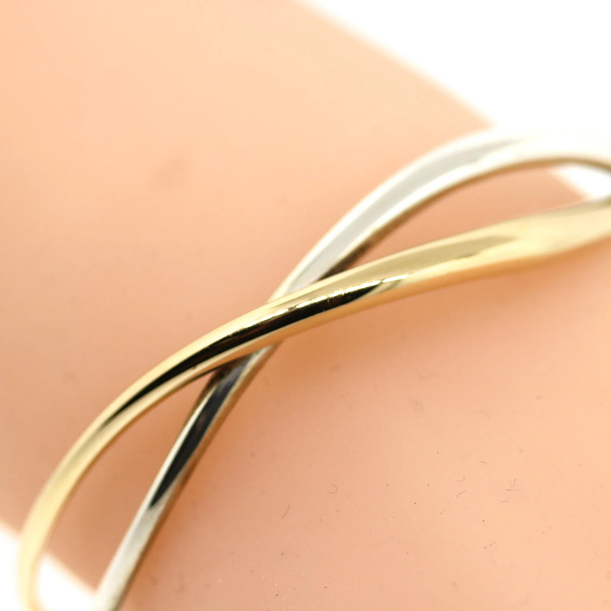 Ed Levin Wave Gold and Silver Bracelet