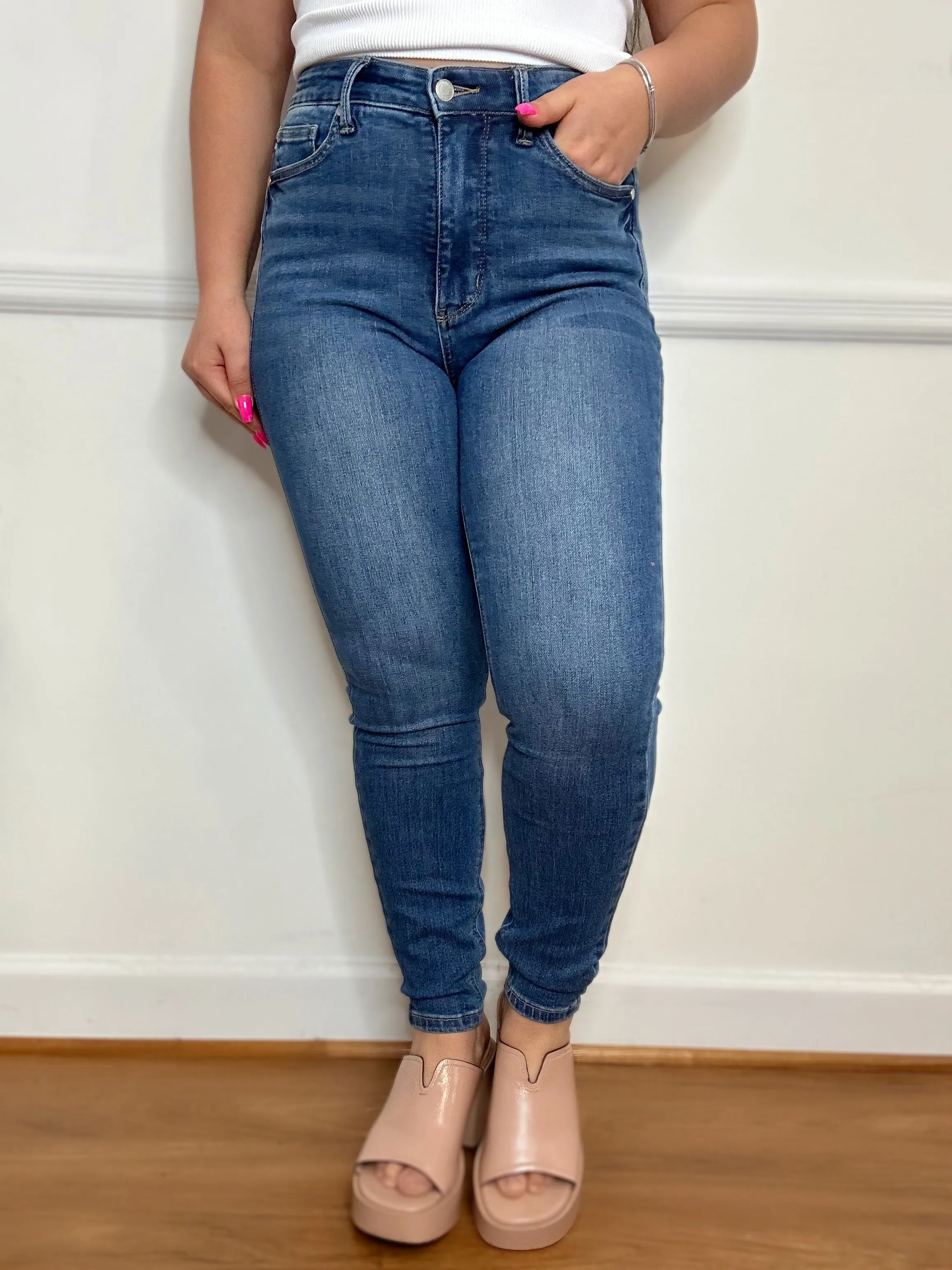 Elise Tummy Control Classic Skinny Judy Blue Jeans