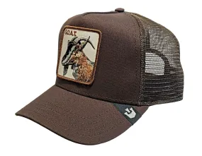 Goorin 'The Goat' Trucker Style Baseball Cap in Brown