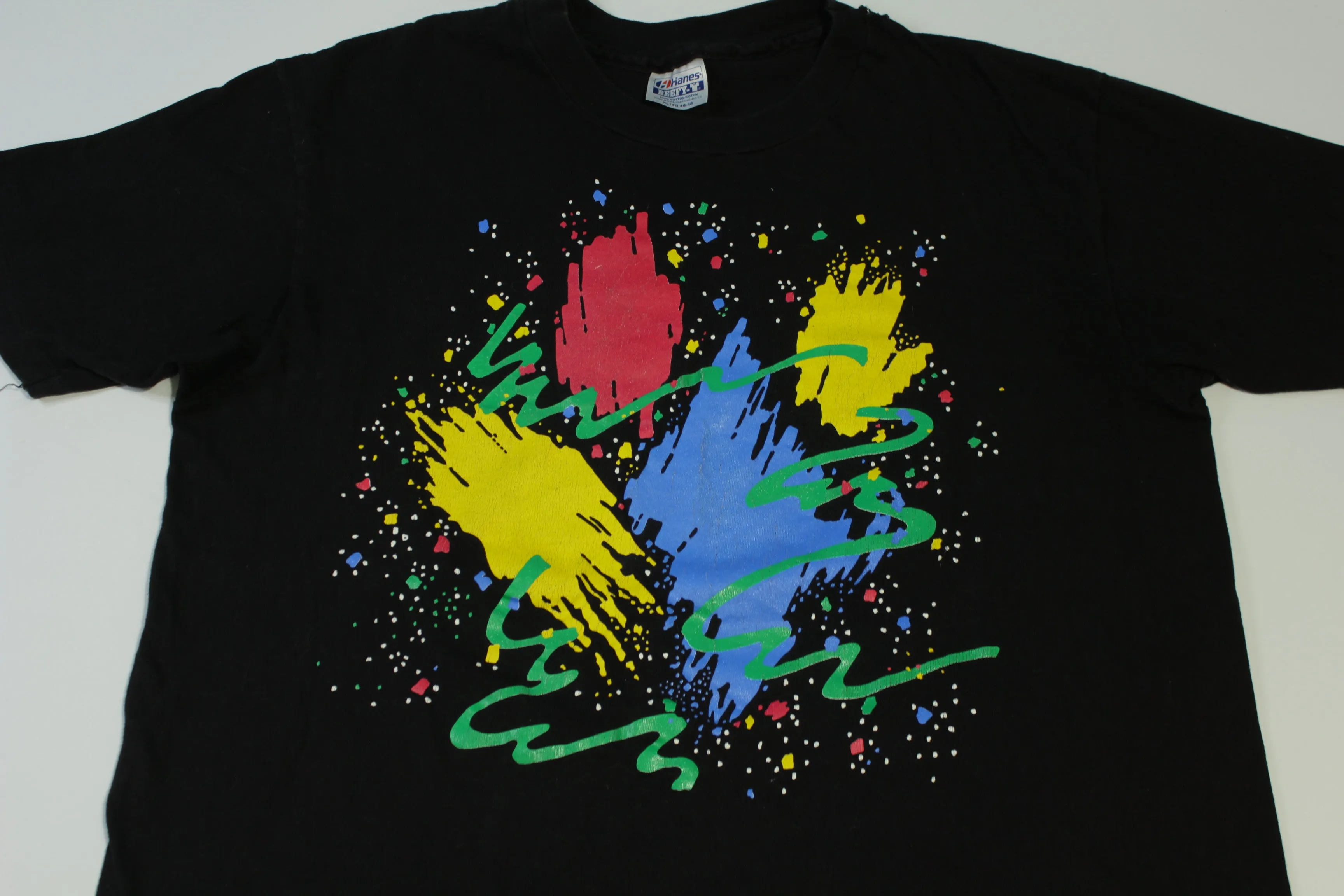 Grafitti Vintage 80's Single Stitch Paint Splatter Made in USA T-Shirt