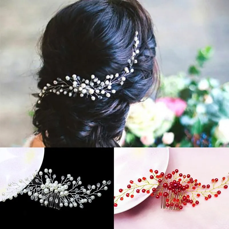 Handmade Floral Pearl Hair Clip