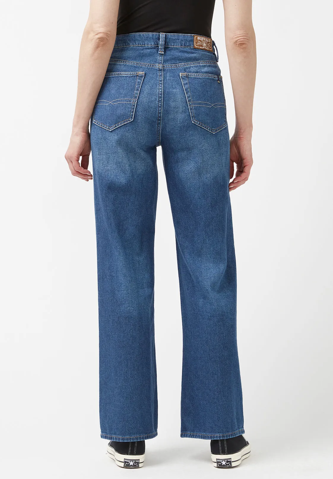 High Rise Wide Leg Addie Antique Jeans - BL15817