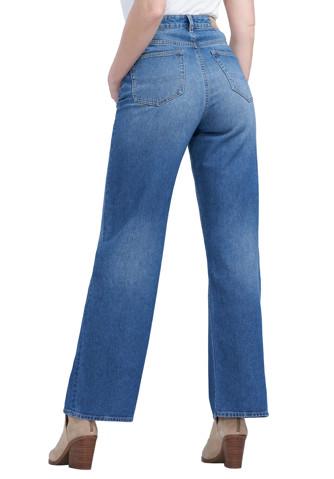 High Rise Wide Leg Addie Antique Jeans - BL15817