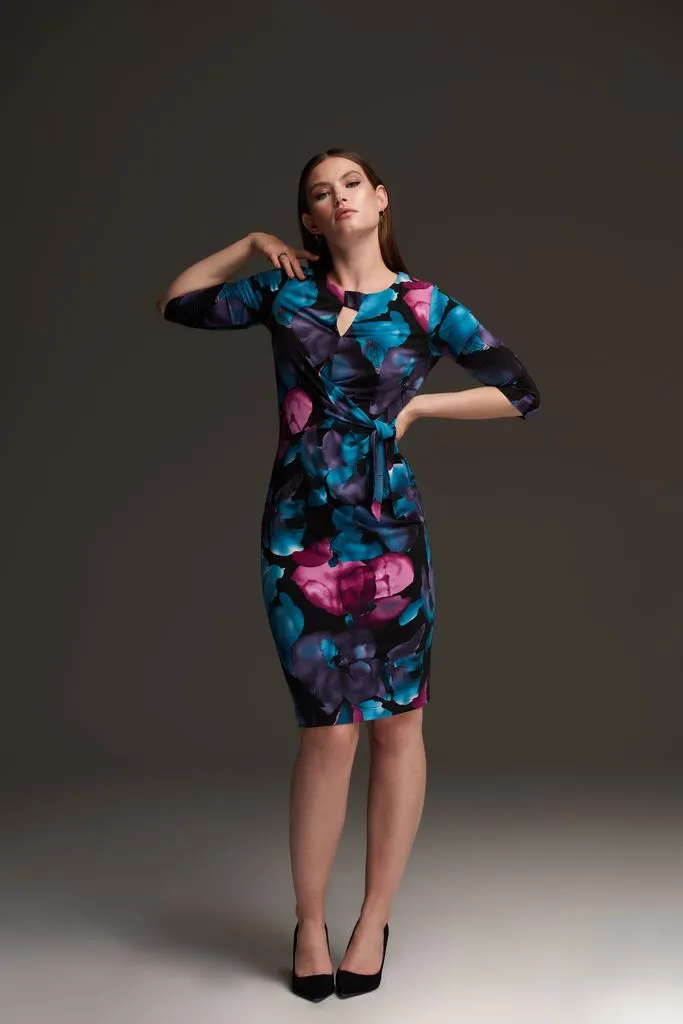 Joseph Ribkoff Floral Print Dress - 213720