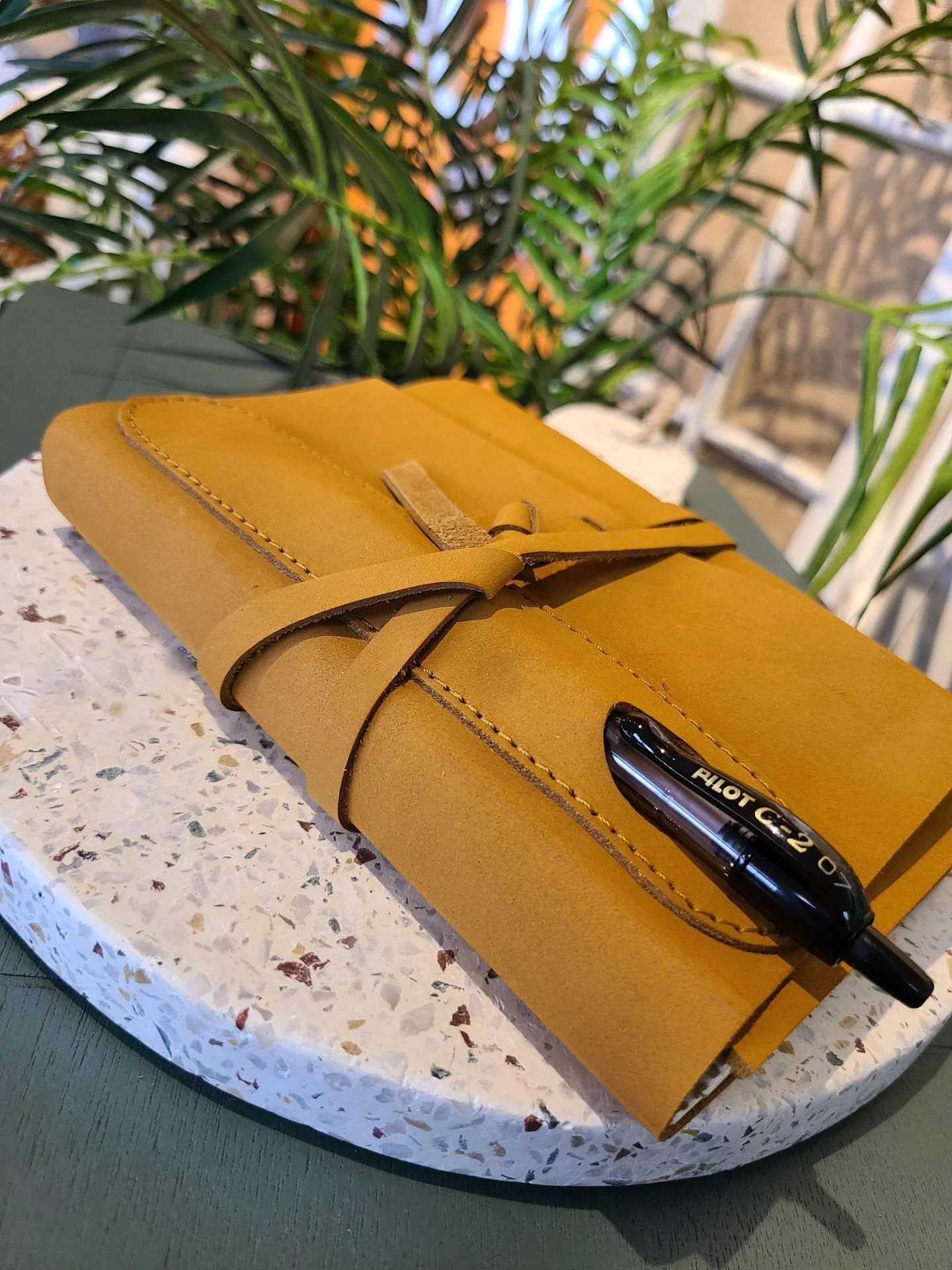 Leather Writing Journal With Pen Pocket