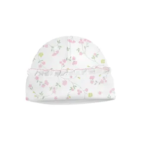 Magnolia Flowers Printed Hat | Baby Girl