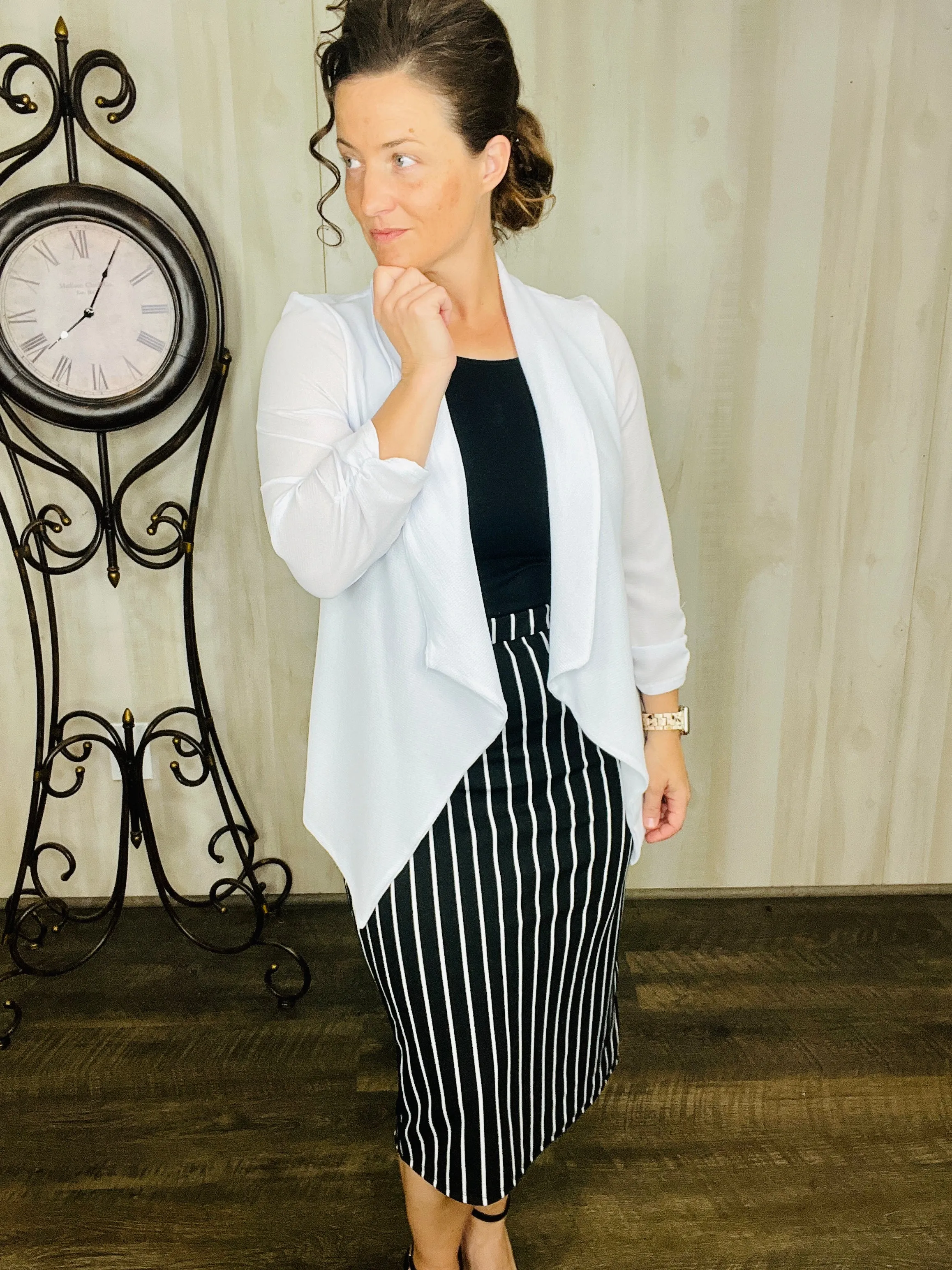 Marissa Blazer- Ivory