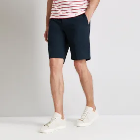 Men's Navy Slim Fit Premium Cotton Chino Shorts (US-11629)