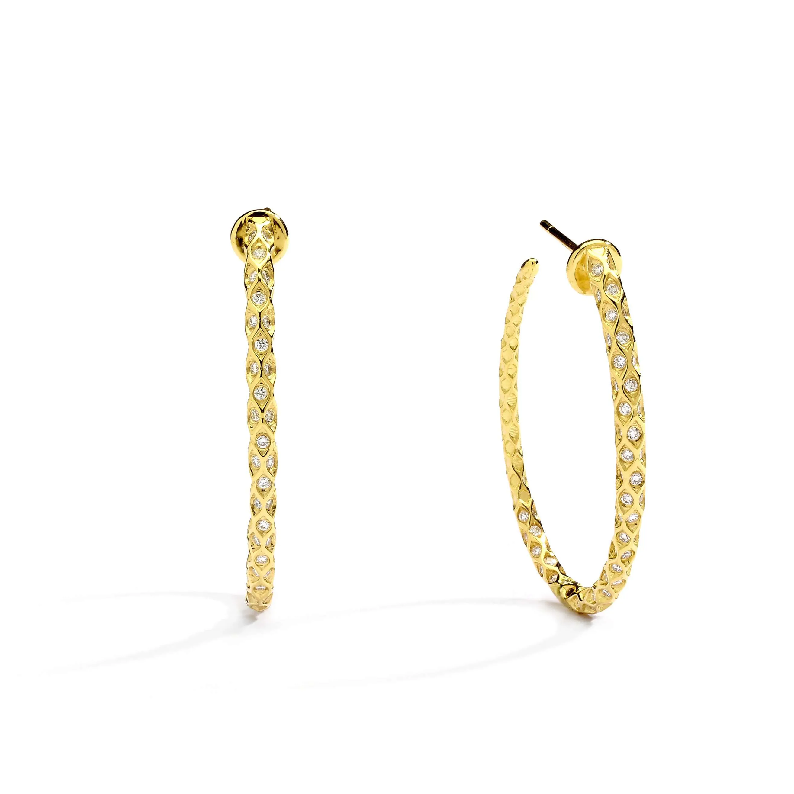 Mogul Diamond Hoop Earrings