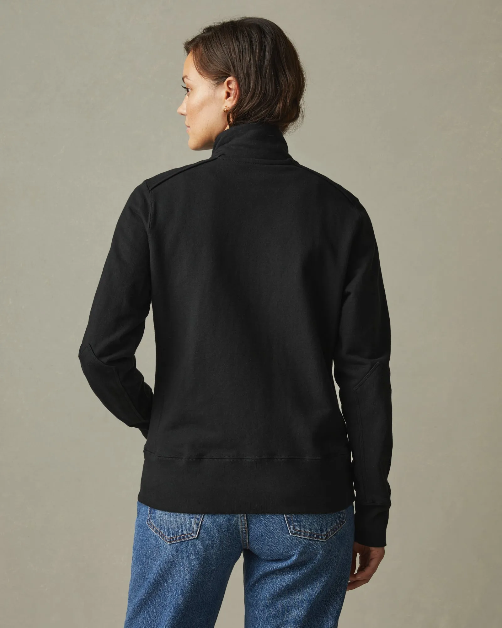 Moto Full Zip - Black