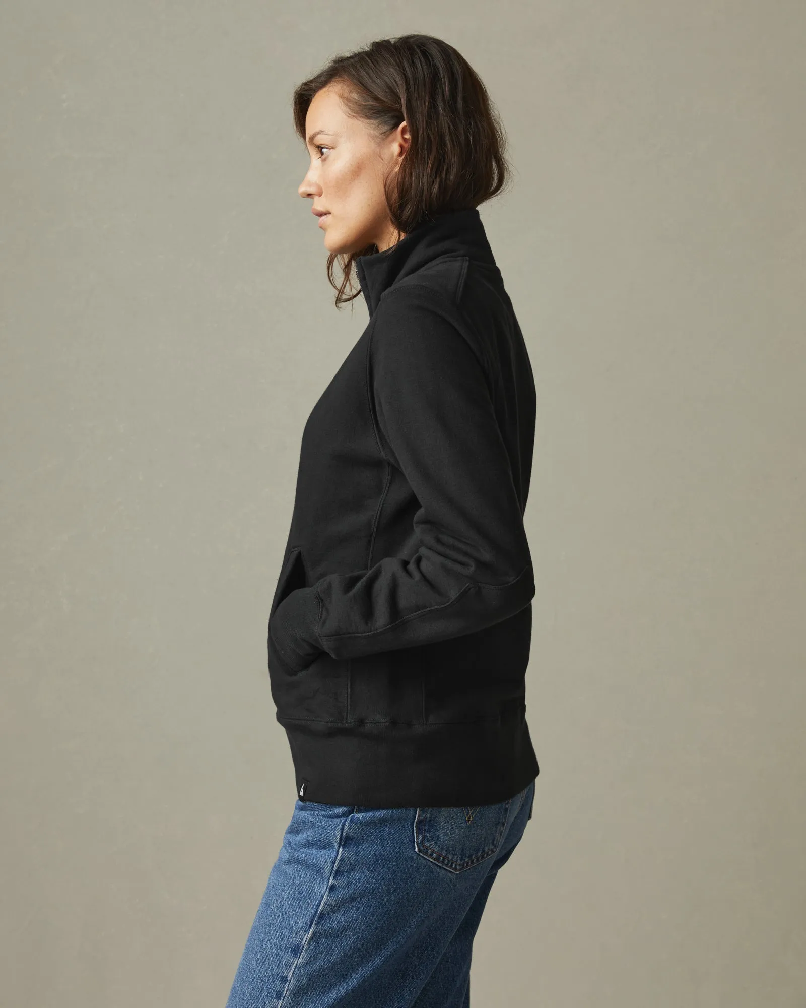 Moto Full Zip - Black