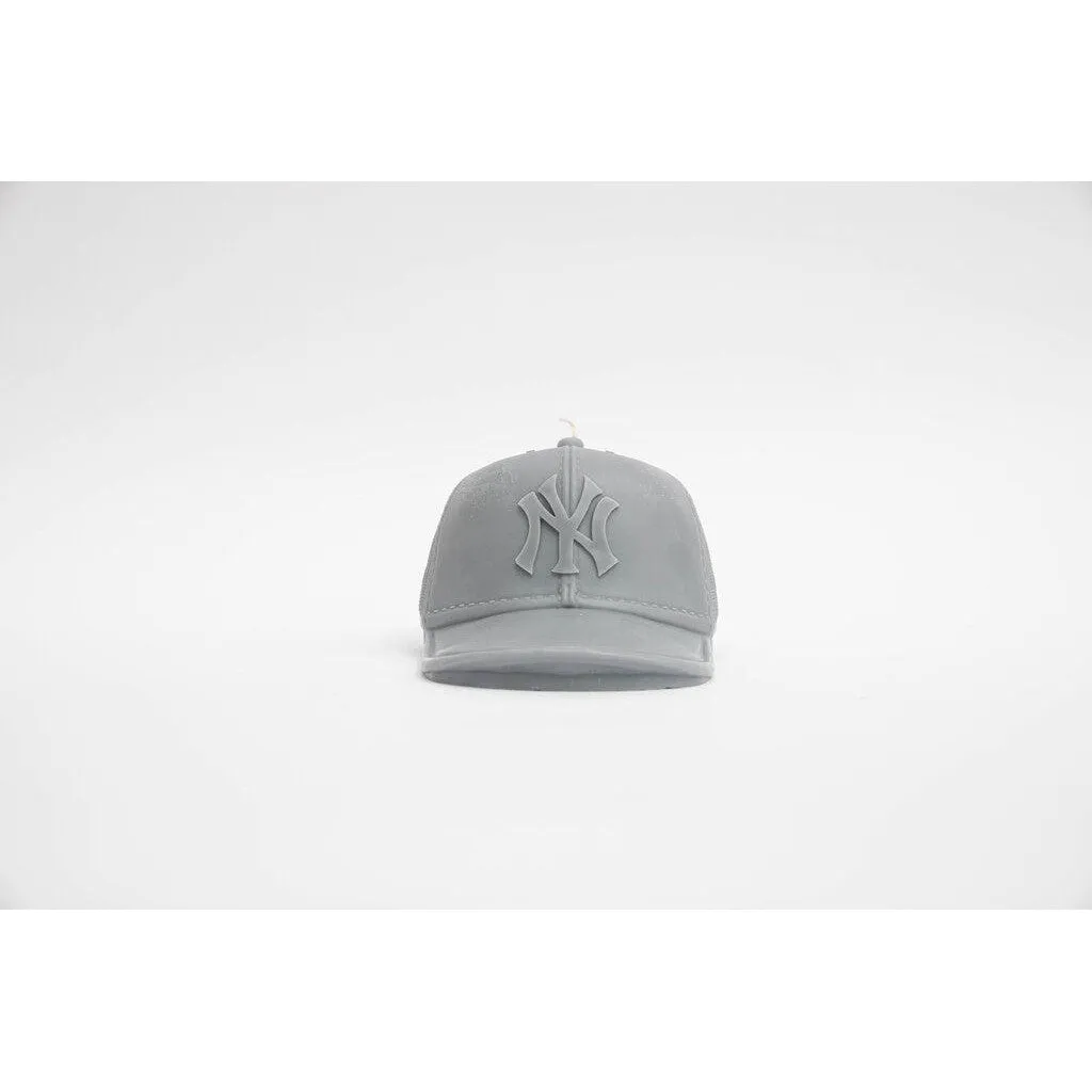 'New York Yankees Hat - Grey' Candle