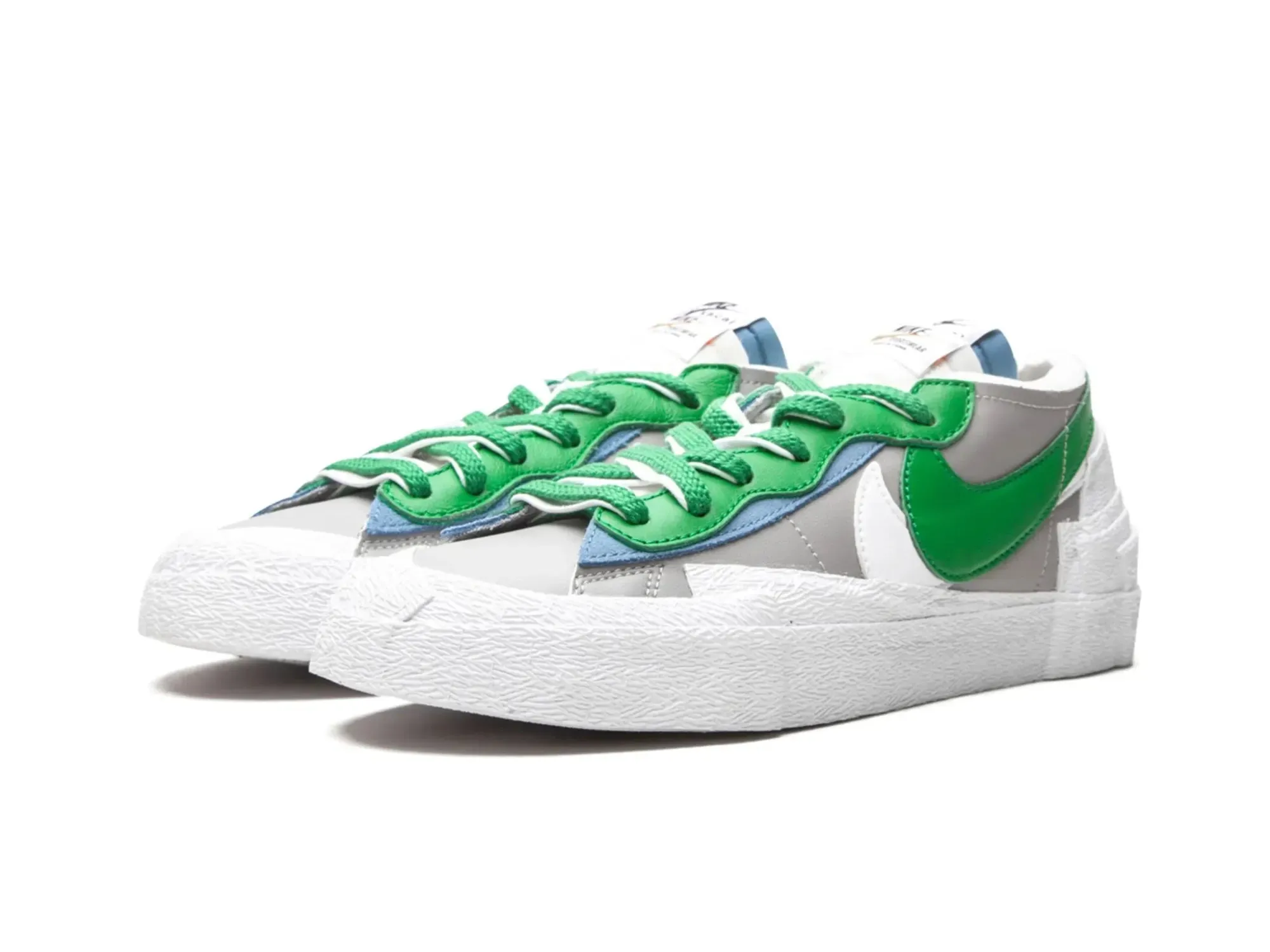 Nike Blazer Low Sacai "Medium Grey Classic Green"