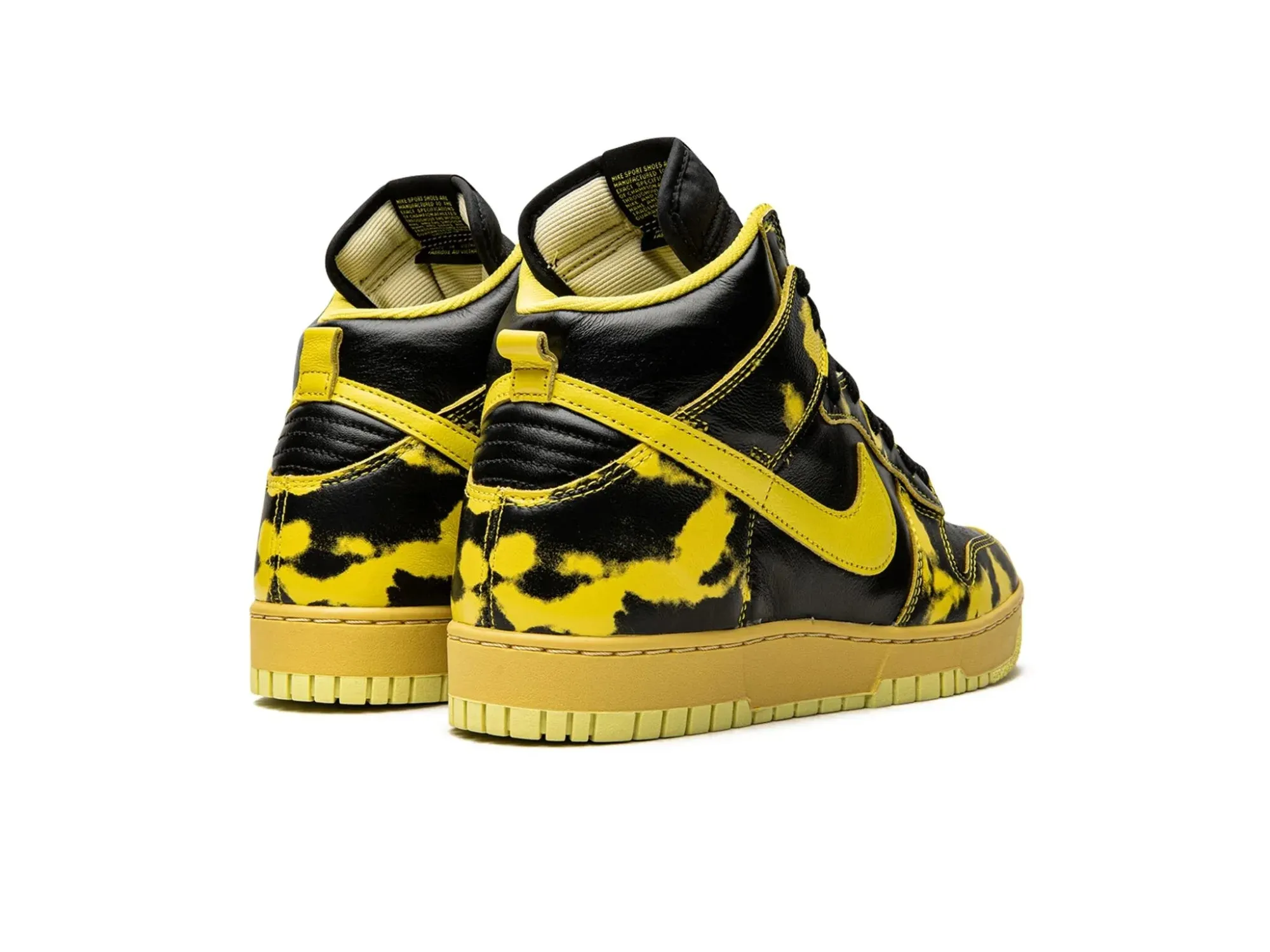 Nike Dunk High 1985 "Yellow Acid Wash"