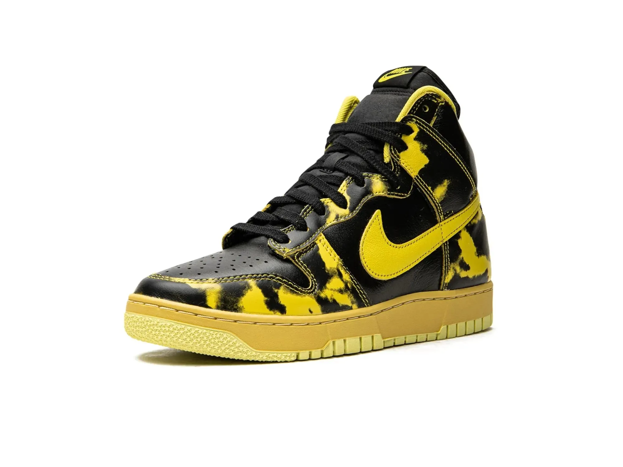 Nike Dunk High 1985 "Yellow Acid Wash"