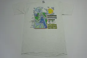 Pacific Northwest Weather Map 1994 Vintage 90's Eagle USA Tourist T-Shirt