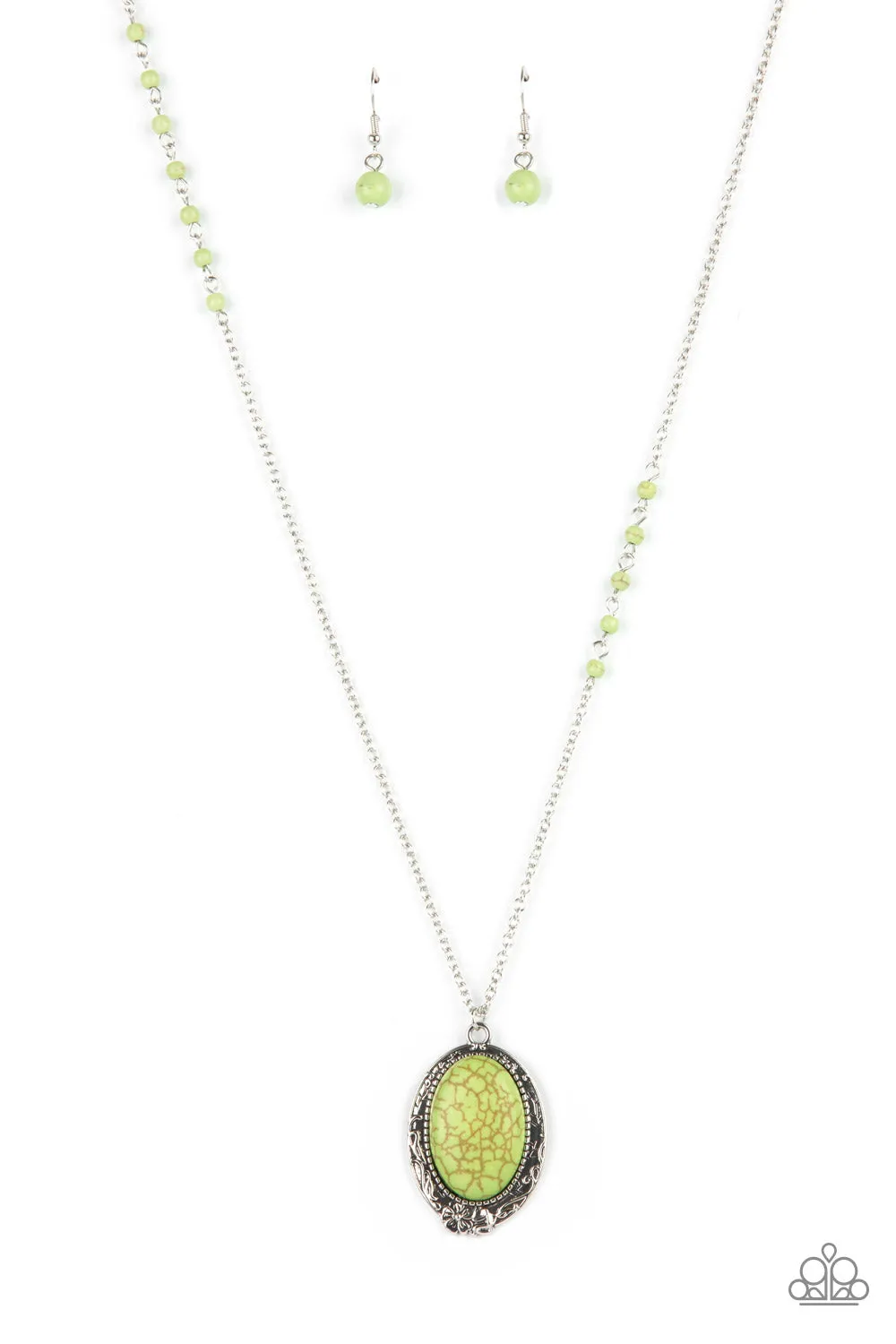 Paparazzi Necklace ~ Plateau Paradise - Green